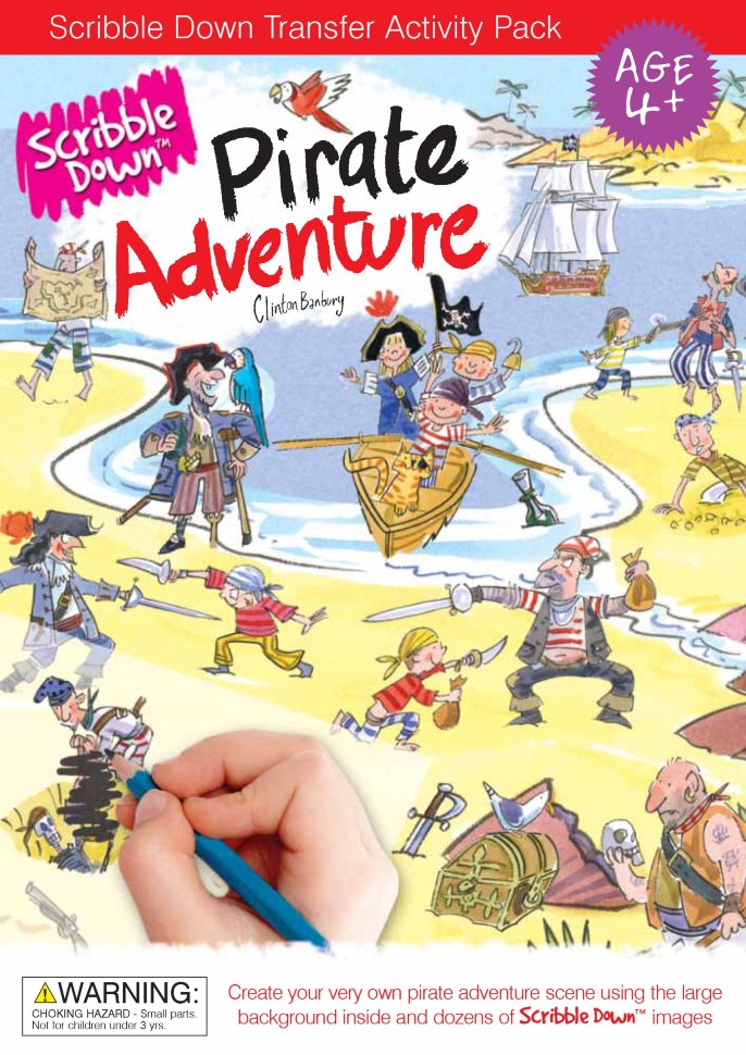 Набор для творчества Пиратские приключения Scribble Down