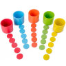 Игра-сортировка Цветные стаканчики